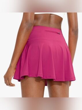 Santiny Hot Pink Skort with Wide Waistband